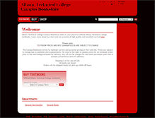 Tablet Screenshot of campusbookstore.albanytech.edu